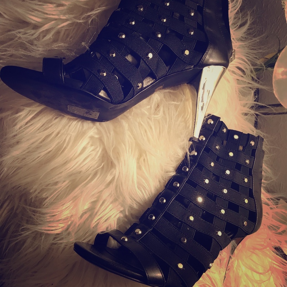 Michael Kors High Heel -Black and silver